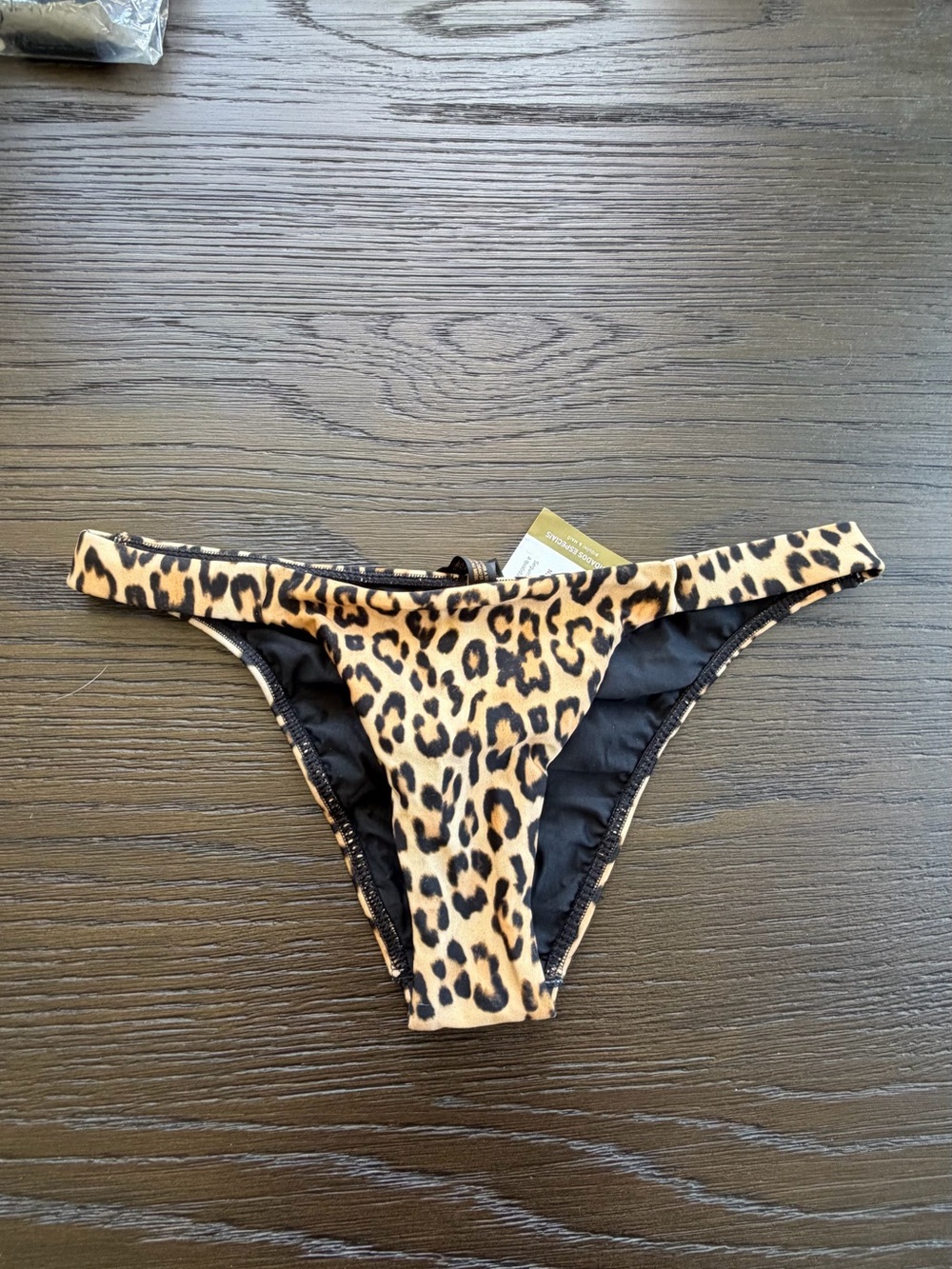 Vic Paula Hermanny Leopard Print Bikini Bottom - Animal Print Swimwear